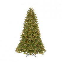10 ft. FEEL-REAL Downswept Douglas Fir Artificial Christmas Tree with 1000 Clear Lights