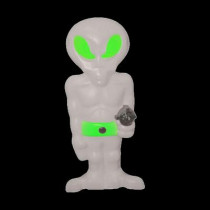 36 in. Doomsday Alien with Green Eyes and Belt