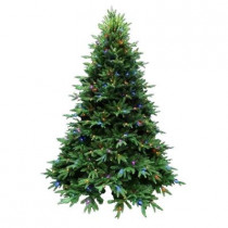 7.5 ft. Splendor Spruce EZ Power Artificial Christmas Tree with 660 42-Function LED Lights and Remote Control