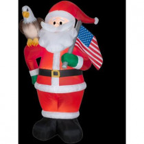 7 ft. H Inflatable All American Santa