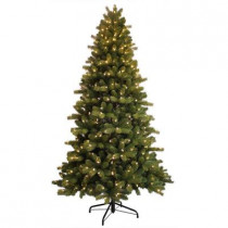 7.5 ft. Just Cut Colorado Spruce EZ Light Artificial Christmas Tree with 400 Color Choice LED Lights