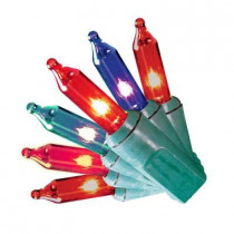 150-Light Incandescent Red, Green and Blue 8-Function Light Set
