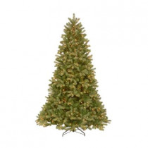 7.5 ft. Feel-Real Downswept Douglas Fir Artificial Christmas Tree with 750 Clear Lights