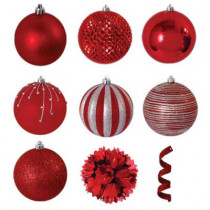 Variety Red Ornament Pack (40-Count)