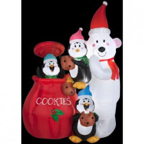 6.5 ft. H Inflatable Animated Cookie Jar and Friends