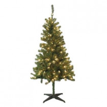 5 ft. Wood Trail Pine Artificial Christmas Tree with 200 Clear Lights