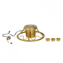 Golden Rotating Artificial Tree Stand