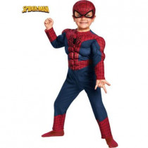 Toddler Boys Spider-Man Movie 2 Muscle Chest Costume