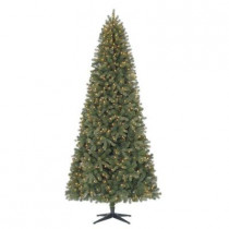 9 ft. Wimberly Spruce Quick-Set Slim Artificial Christmas Tree with 750 Clear Lights