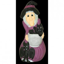 33 in. Lighted Witch