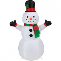 42 in. H Inflatable Outdoor Snowman