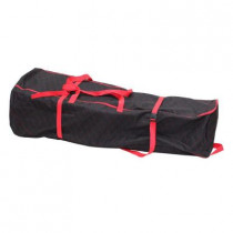 Titan Commercial Grade Black/Red Rolling Artificial Tree Storage Bag for Trees up to 7.5 ft.