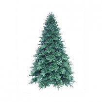 7.5 ft. Blue Noble Spruce Artificial Christmas Tree with 600 Clear LED Lights