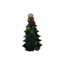 10 in. Christmas Tree Indoor Hanging Decor with 10 LED Lights