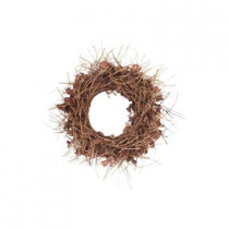 Winter Snow Collection 28 in. Twiggy Cone Artificial Christmas Wreath
