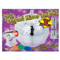 8 in. Mirror Ball Set