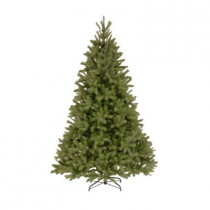 7.5 ft. Unlit FEEL-REAL Downswept Douglas Fir Hinged Artificial Christmas Tree