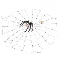 8 ft. Pre-Lit Spider Web with Spiders