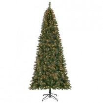 10 ft. Juniper Spruce Quick-Set Artificial Christmas Tree with 900 Clear Lights