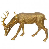 28 in. Grazing Deer Statue