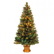 5 ft. Fiber Optic Fireworks Evergreen Artificial Christmas Tree