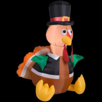 5 ft. H Inflatable Outdoor Turkey