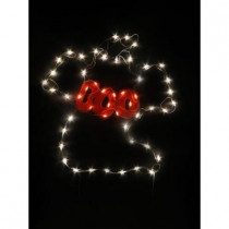 33 in. Ghost Decoration with 50 Miniature Lights