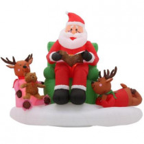 5 ft. H Inflatable Story Time with Santa Scene