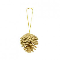 Gold Pinecone Ornaments (Set of 48)