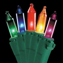 50-Light Multi-color Bulb String Light Set