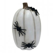 16 in. Creepy Crawly Pumpkin with Spiders