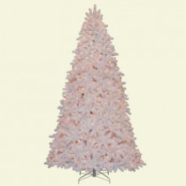 9 ft. Devon White Spruce Quick-Set Artificial Christmas Tree with 950 Clear Lights