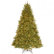 9 ft. FEEL-REAL Grande Fir Artificial Christmas Tree with 900 Clear Lights