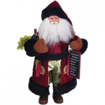 15 in. Wine Santa with Wine List
