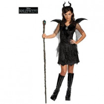 Maleficent Black Gown Tween/Teen Deluxe Girl Costume