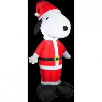 3.5 ft. H Inflatable Santa Snoopy