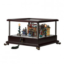 10.5 in. Holiday Music Box - Skaters