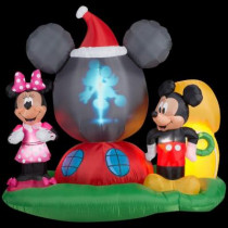 6.5 ft. H Panoramic Projection Inflatable Mickey Mouse's Clubhouse Scene