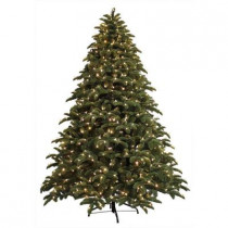 7.5 ft. Just Cut Noble Fir EZ Light Artificial Christmas Tree with 800 Color Choice LED Lights