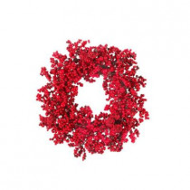 Lodge Collection 24 in. Faux Winter Berry Artificial Wreath