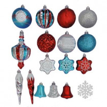 North Pole Shatter-Resistant Assorted Ornament (80-Pack)