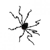 8 ft. Giant Black Spider with Adjustable Legs