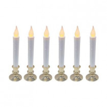 Battery Operated LED Candle with Timer (Set of 6)