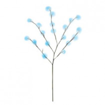 30 in. Battery-Operated Blue LED Micro Mini Twig Tree