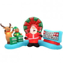 9 ft. W Inflatable Lighted Christmas Wheel
