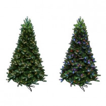 7.5 ft. Mount Everest Spruce EZ Power Artificial Christmas Tree with 520 Color Choice LED Lights