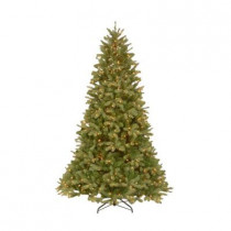 12 ft. FEEL-REAL Downswept Douglas Fir Artificial Christmas Tree with 1200 Clear Lights