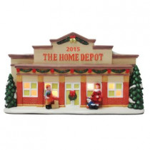 Pre-Lit Home Depot Village House