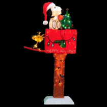 48 in. Animated Snoopy on Mailbox