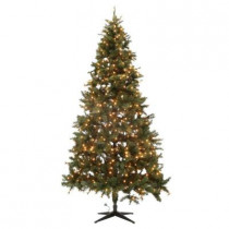 9 ft. Wesley Mixed Spruce Quick-Set Full Artificial Christmas Tree with 850 Clear Lights